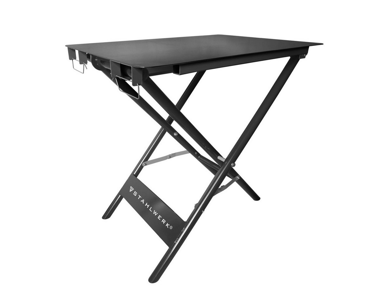 STAHLWERK Werkbank Schweißtisch klappbar FWT-890 ST 890 x 595 mm mit 100 kg Tragkraft, (Packung, 1-tlg), B/T/H: 89x59.5x86 cm von STAHLWERK