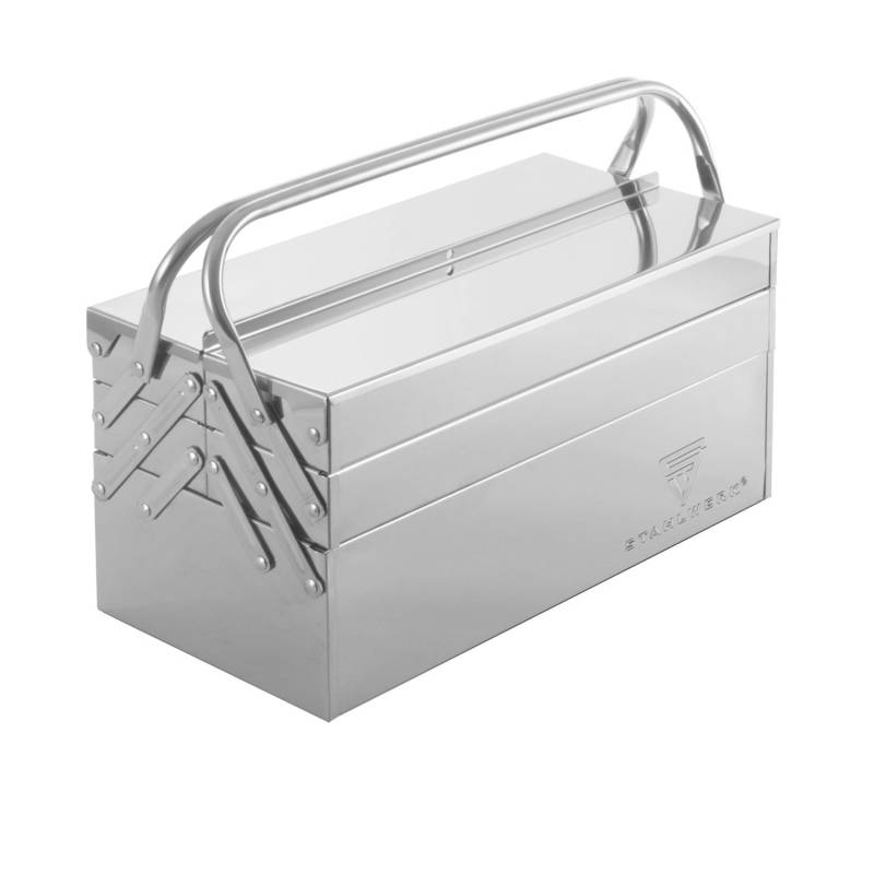 STAHLWERK Werkzeugkasten Aus Edelstahl Mit 5 Fächern STAHLWERK Werkzeugkasten Aus Edelstahl Mit 5 Fächern von STAHLWERK