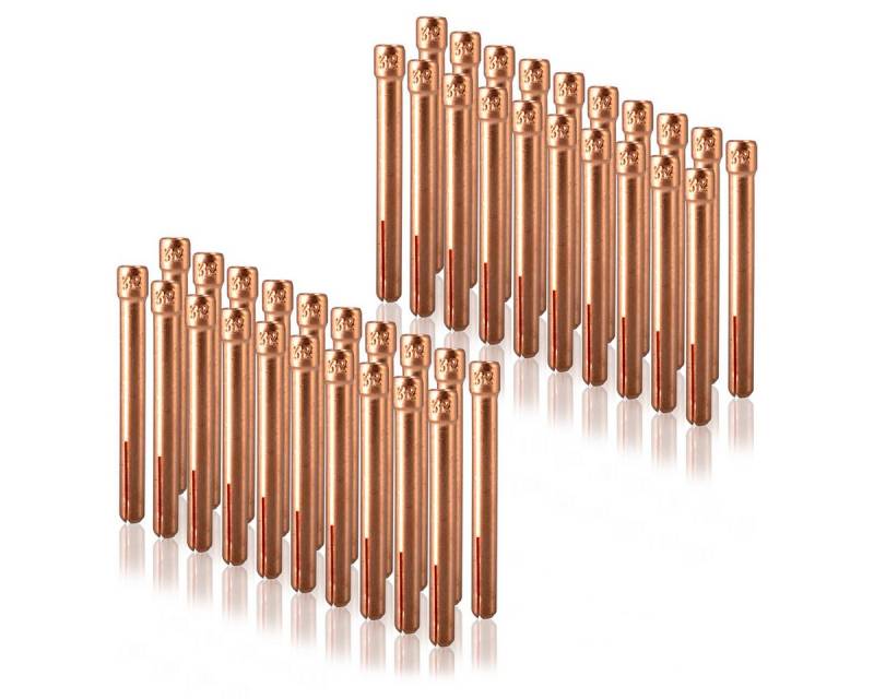 STAHLWERK Elektrowerkzeug-Set 40er Set Spannhülsen 3,2 mm WP SR Binzel 17 18 26 von STAHLWERK
