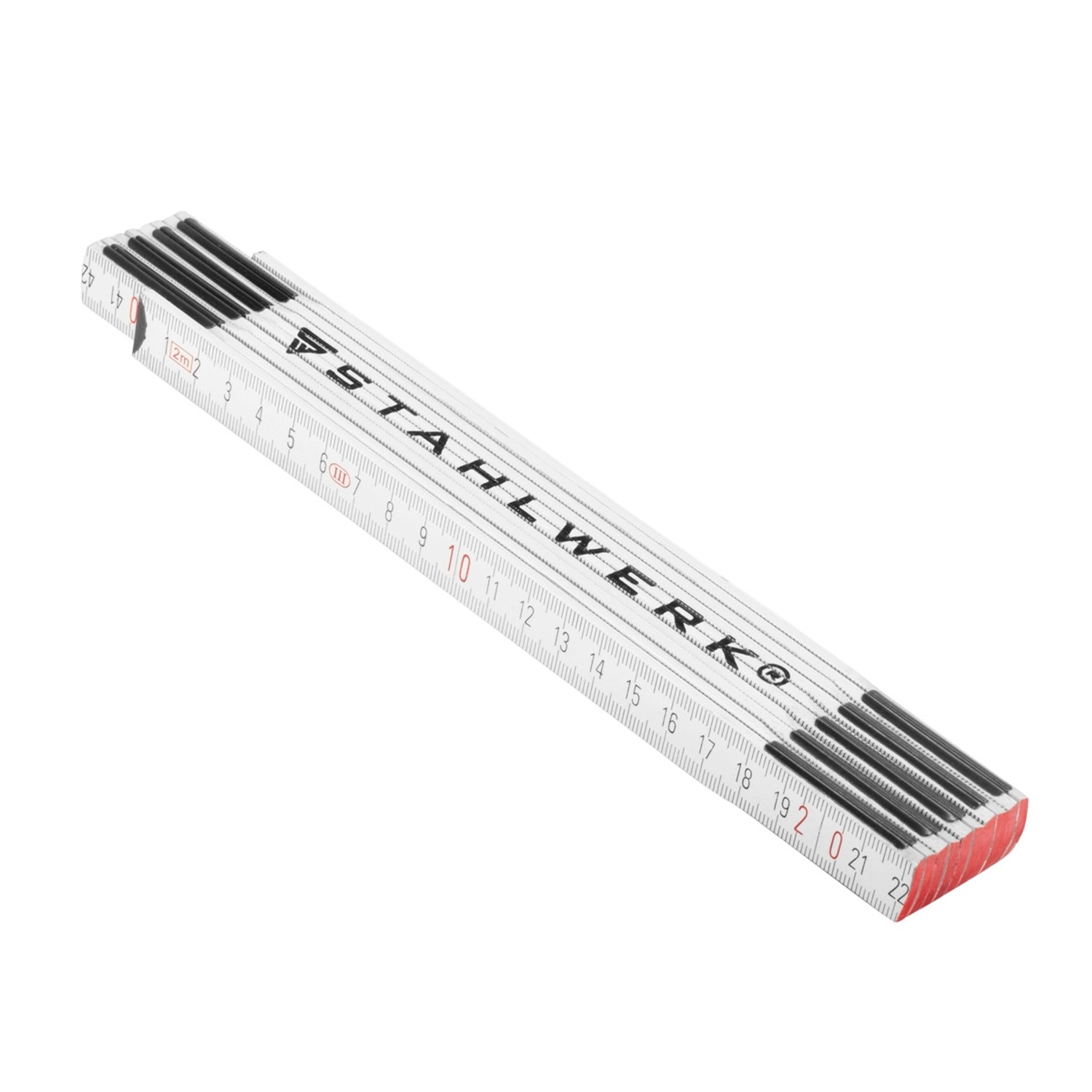 STAHLWERK Zollstock 2 Meter Präziser Holz-Gliedermaßstab Mit Metrischen Ziffern STAHLWERK Zollstock 2 Meter Präziser Holz-Gliedermaßstab Mit Metrischen Ziffern von STAHLWERK