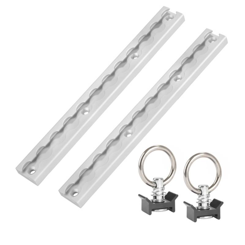 STAHLWERK Zurrschienen 2er Set mit Zurrösen 30 CM Aluminium Airlineschiene STAHLWERK Zurrschienen 2er Set mit Zurrösen 30 CM Aluminium Airlineschiene von STAHLWERK