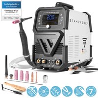 Schutzgas Schweißgerät ac/dc wig 200 Puls Pro Digital Spot 200 a - Stahlwerk von STAHLWERK