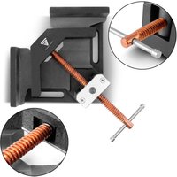Stahlwerk - Schweißwinkelklemme Winkelspanner mit 90° Winkel und 100 mm Maulweite Stahlwerk - Schweißwinkelklemme Winkelspanner mit 90° Winkel und 100 mm Maulweite von STAHLWERK