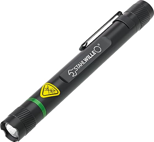 STAHLWILLE 13132 LED-Stableuchte, schwarz, 130 lm 77490014 (Taschenlampe Stablampe Penlight LED-Penlight LED-Taschenlampe LED-Taschenleuchte LED-Stiftleuchte LED-Stiftlampe Stiftlampe Stiftleuchte) von STAHLWILLE