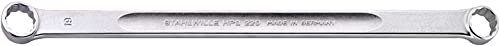 STAHLWILLE 220 l Doppel-Ringschlüssel 17 x 19 mm l extra lang + extrem belastbar l schraubenschonend l Made in Germany  von STAHLWILLE