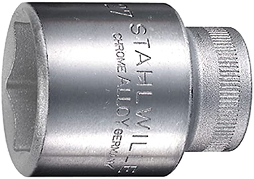STAHLWILLE 52-15 Nr. 52 Steckschlüsseleinsatz 1/2" (12,5 mm) Schlüsselweite 15 mm L.38 mm AS-drive, HPQ®-Hochleistungsstahl, verchromt von STAHLWILLE