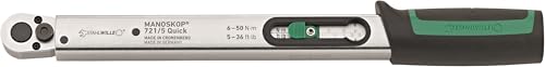 STAHLWILLE 721/5 Quick l auslösender Drehmomentschlüssel l 6-50 N·m l 3/8“ Knarre l kein Rücksetzen auf 0 nötig l Made in Germany von STAHLWILLE