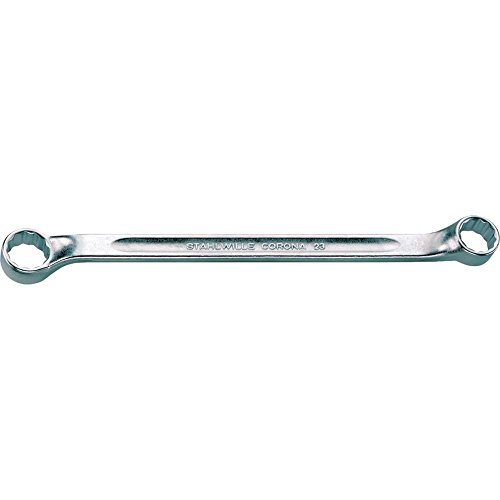 STAHLWILLE Nr. 23 Doppelringschlüssel CORONA metrische Schlüsselweite 20 x 22 mm L.280 mm flachgekröpft, Chrome-Alloy-Steel, verchromt STAHLWILLE Nr. 23 Doppelringschlüssel CORONA metrische Schlüsselweite 20 x 22 mm L.280 mm flachgekröpft, Chrome-Alloy-Steel, verchromt von STAHLWILLE