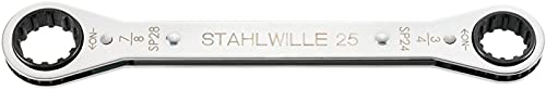 STAHLWILLE Nr. 25aSP Ratschenringschlüssel Spline-Gr.16 x 18 L.174 mm von STAHLWILLE