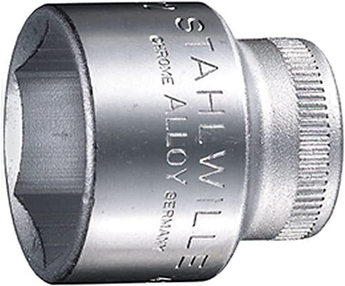 STAHLWILLE Nr. 456 Steckschlüsseleinsatz Schlüsselweite 14 mm L.30 mm AS-drive, HPQ®-Hochleistungsstahl, verchromt von STAHLWILLE