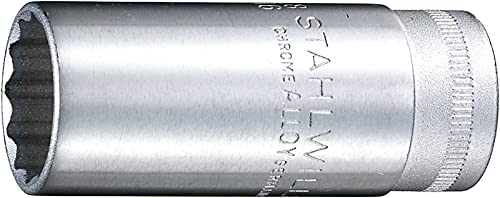 STAHLWILLE Nr. 46a Steckschlüsseleinsatz Schlüsselweite 15/16" L.65 mm AS-drive, HPQ®-Hochleistungsstahl, verchromt von STAHLWILLE