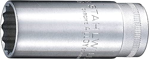 STAHLWILLE Nr. 46a Steckschlüsseleinsatz Schlüsselweite 7/16" L.54 mm AS-drive, HPQ®-Hochleistungsstahl, verchromt von STAHLWILLE