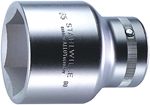 STAHLWILLE Nr. 60 Steckschlüsseleinsatz 1" (25 mm) Schlüsselweite 70 mm L.110 mm Chrome-Alloy-Steel, verchromt von STAHLWILLE
