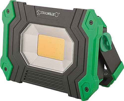 STAHLWILLE tragbarer Akku LED-Baustrahler 2800 lm | dimmbar, Powerbank-Funktion mit USB-C von STAHLWILLE