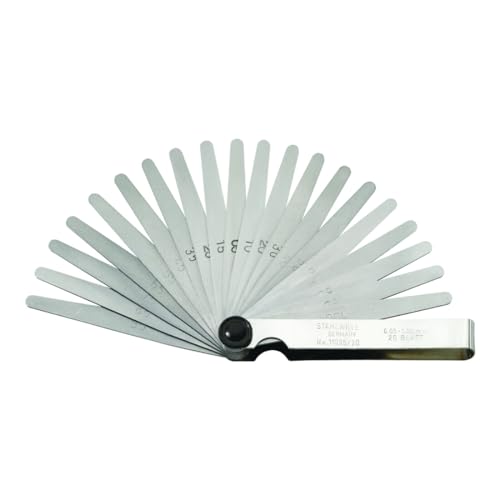 Stahlwille 11095/20 Präzisions Fühlerlehre 20 Blatt 0,05-1,00mm metrisch 74240002 von STAHLWILLE