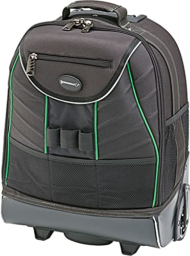 Stahlwille 13215 | robuster Rucksack Trolley zur Werkzeugaufbewahrung | große, leichtlaufende Rollen + praktischer Teleskopgriff | mit Laptopfach, Schwarz Stahlwille 13215 | robuster Rucksack Trolley zur Werkzeugaufbewahrung | große, leichtlaufende Rollen + praktischer Teleskopgriff | mit Laptopfach, Schwarz von STAHLWILLE