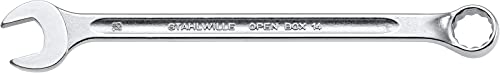STAHLWILLE 14-19 40101919 Ring-Maulschlüssel lang, Silber, 19 mm von STAHLWILLE