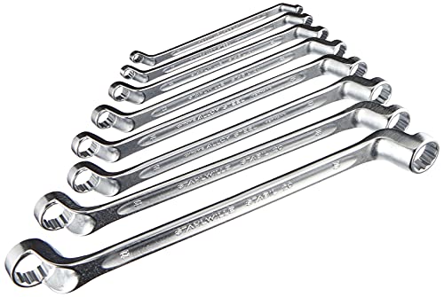 STAHLWILLE STABIL Nr. 20/8 l Doppelringschlüssel Set 8-tlg. (6-22 mm) l tiefgekröpft l extrem belastbar l schraubenschonend l Made in Germany  von STAHLWILLE