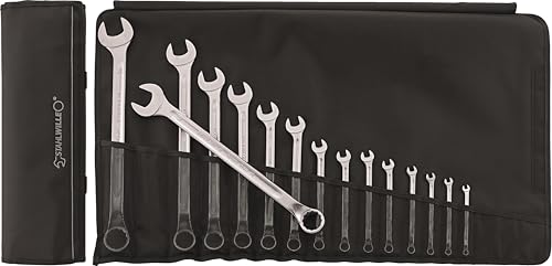 STAHLWILLE 14/15 l Ringmaulschlüssel Set 15-tlg. (6-32 mm) l lange Ausführung, extrem belastbar l schraubenschonend l in Rolltasche l Made in Germany STAHLWILLE 14/15 l Ringmaulschlüssel Set 15-tlg. (6-32 mm) l lange Ausführung, extrem belastbar l schraubenschonend l in Rolltasche l Made in Germany von STAHLWILLE