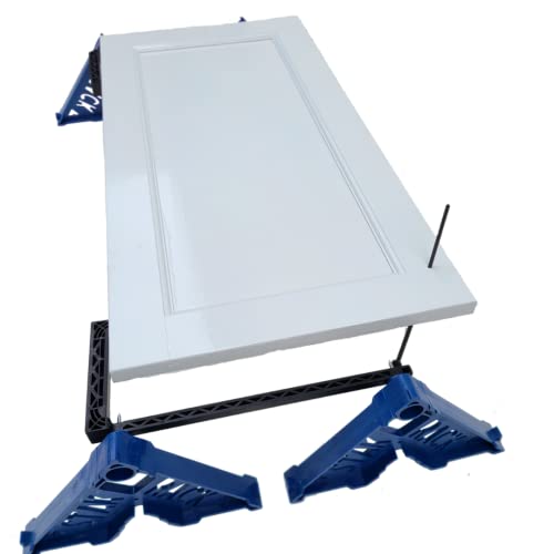 Pfahlregal | Schrankhalterbefestigung | 6-in-1 Malerzubehör Werkzeug | Stapeldesign | Farbe Küchenschranktüren | Innen oder Außen | für Bauunternehmer & Hausbesitzer | 2er-Set Pfahlregal | Schrankhalterbefestigung | 6-in-1 Malerzubehör Werkzeug | Stapeldesign | Farbe Küchenschranktüren | Innen oder Außen | für Bauunternehmer & Hausbesitzer | 2er-Set von STAK RACK YOUR JOB MADE EASY