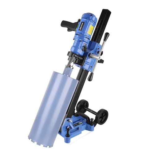 STAKO Professionelle handgeführte Diamant-Kernbohrmaschine mit neigbarem Bohrständer – Max. Bohrdurchmesser Ø202mm – 2100W Motor – 3-Gang-Getriebe – für Beton – 2730U/min – für Nass & Trockenbohrungen von STAKO