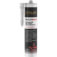 Staloc - MultiSeal Silikon alusilber - hocheffektive nicht korrosive Silikondichtmasse für Innen- und Außen, 300ml Dichtstoff Kartusche Staloc - MultiSeal Silikon alusilber - hocheffektive nicht korrosive Silikondichtmasse für Innen- und Außen, 300ml Dichtstoff Kartusche von STALOC
