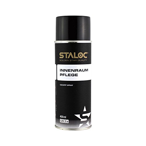 STALOC Innenraumpflege Cockpit Spray | mit antistatischer Wirkung | frischer Duft | 400 ml von STALOC