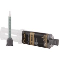 Staloc K-880 Metallkleber Flüssigmetall (hitzebeständig) mit Mischer 25 ml grau von STALOC