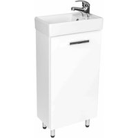 STAMAR Badezimmerschrank - 40 x 22 cm - Weiß - Elegant und kompakt - Mit Waschbecken STAMAR Badezimmerschrank - 40 x 22 cm - Weiß - Elegant und kompakt - Mit Waschbecken von STAMAR