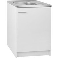 STAMAR Küchenschrank Unterbau - 60 x 60 x 83 cm - Weiß elegant - Modernes Design - Praktischer Stauraum von STAMAR