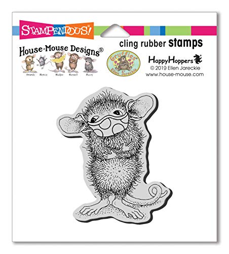 STAMPENDOUS HMCV41 House Mouse Cling MAX Gummistempel, Masked Maxwell STAMPENDOUS HMCV41 House Mouse Cling MAX Gummistempel, Masked Maxwell von Stampendous