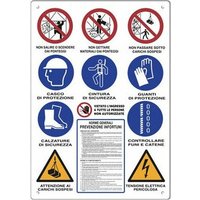 Stamplast - Unterschreiben 12 Regeln für Baustellen 88x139 cm von STAMPLAST