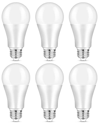 E27 LED Glühbirne Kaltweiß, LEDYA 13W 1200 Lumen LED birne Ersatz für 100W Glühlampe, Edison LED Lampe, A60 Energiesparlampe Leuchtmittel für Küche, Stehlampe, Gartenhaus, 6 Stück von LEDYA
