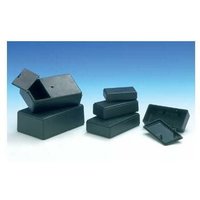 Gehäuse modell 'soap' - schwarz - 90 x 56 x 22 mm von Teko