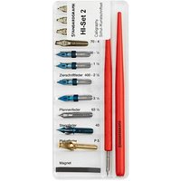 STANDARDGRAPH Schul-/Kunstschrift Kalligrafie-Set rot verschiedene Federbreiten STANDARDGRAPH Schul-/Kunstschrift Kalligrafie-Set rot verschiedene Federbreiten von STANDARDGRAPH