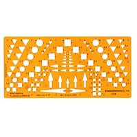 STANDARDGRAPH Zeichenschablone Planzeichen II 7358 orange STANDARDGRAPH Zeichenschablone Planzeichen II 7358 orange von STANDARDGRAPH