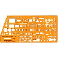 STANDARDGRAPH Zeichenschablone Taktische Zeichen NATO 8353 orange STANDARDGRAPH Zeichenschablone Taktische Zeichen NATO 8353 orange von STANDARDGRAPH