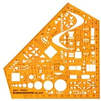 STANDARDGRAPH Zeichenschablone stano-Elektro 8191 orange STANDARDGRAPH Zeichenschablone stano-Elektro 8191 orange von STANDARDGRAPH
