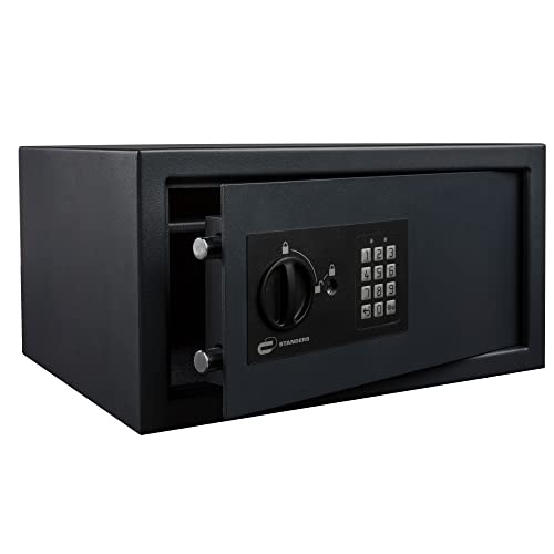 STANDERS - Elektronischer Safe - 28L - 35 x 44 x 23 cm - Wandtresor - Code-Safe - 2 Sicherheitsschlüssel - Elektronisches Passwort Tresor von STANDERS