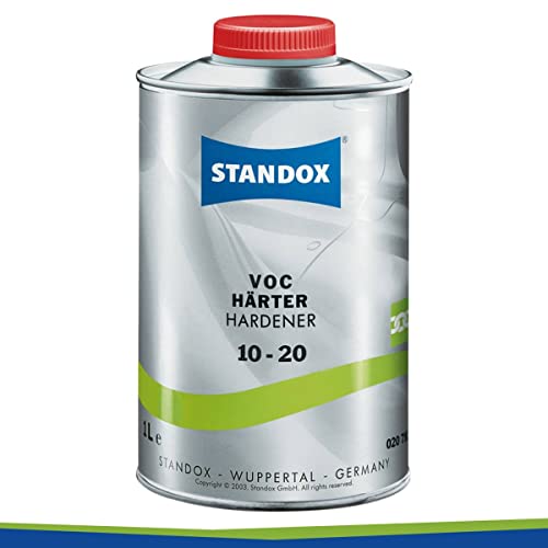 STANDOX VOC HÄRTER 10-20 KURZ 1 Liter (für Füller Klarlack Autolack) 02079312 von STANDOX