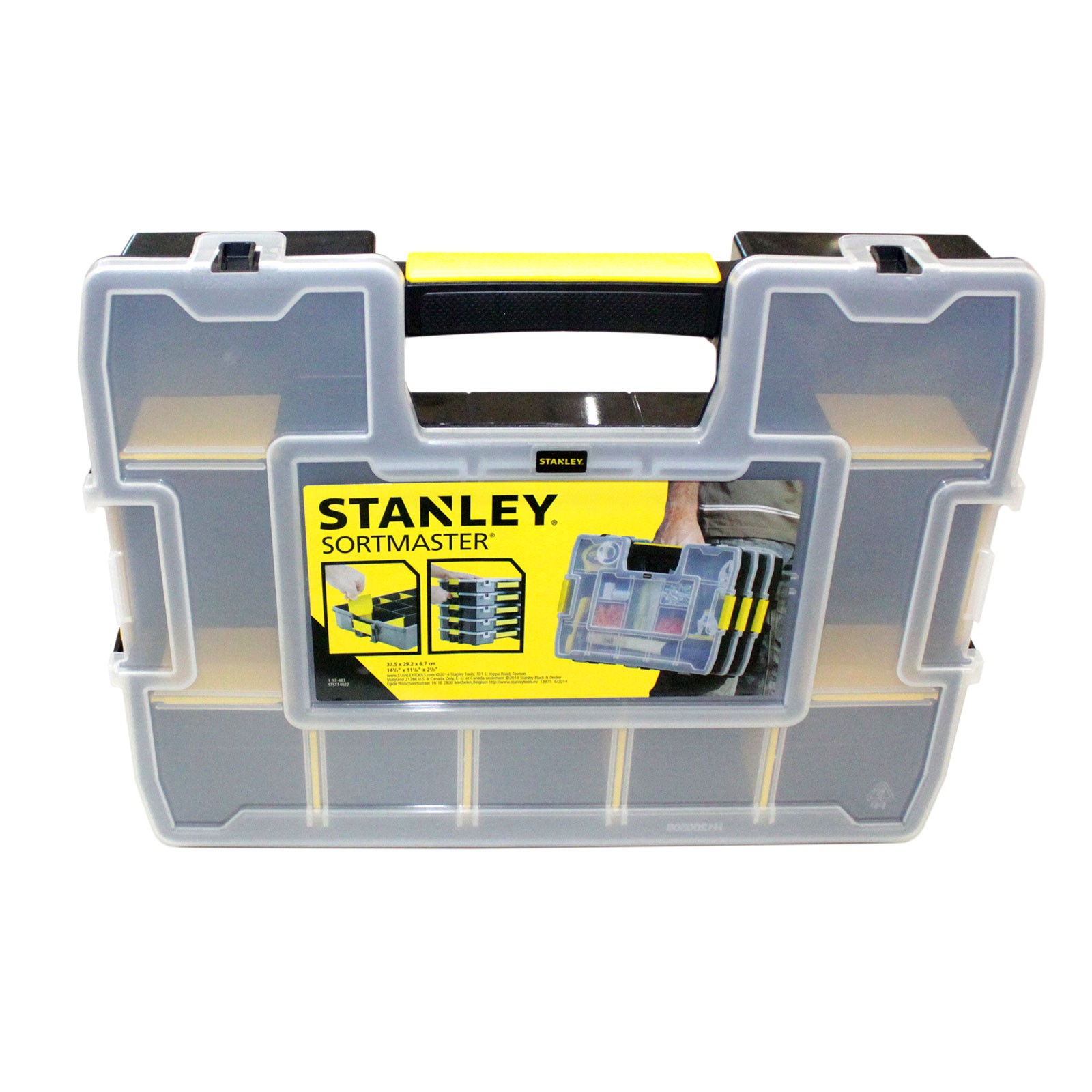 STANLEY Organizer 1-97-483 SortMaster Junior - Sortimentskasten mit 14 Fächern von STANLEY®