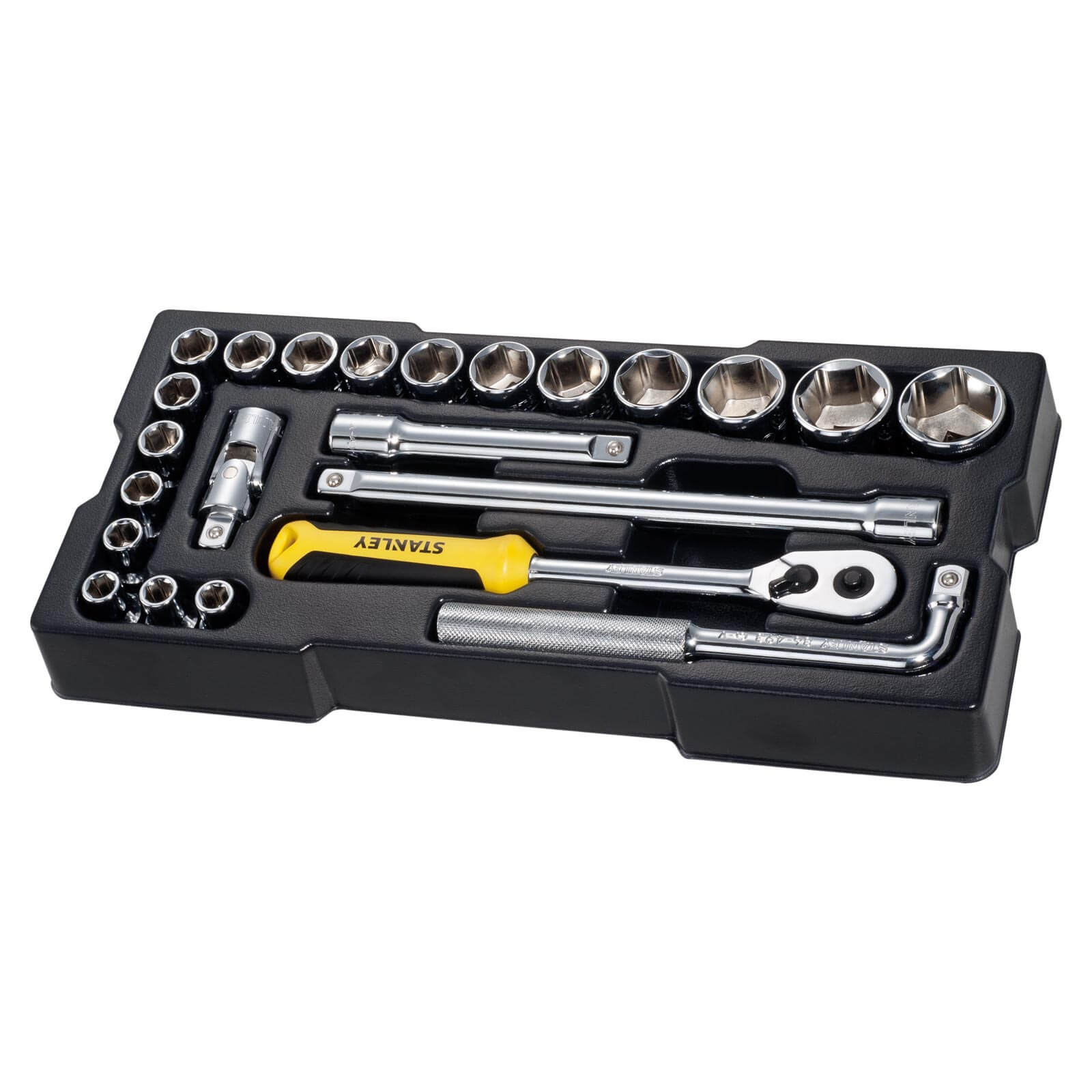 STANLEY STMT1-74173 TransModul ½ Zoll Steckschlüssel und Zubehör Set - 23-teilig von STANLEY®