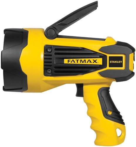 STANLEY FATMAX SL10LEDS Wiederaufladbare 920 Lumen LED-Scheinwerfer-Taschenlampe mit USB-Ladegerät von Black+Decker