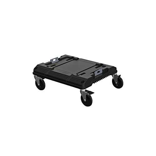 STANLEY FatMax Pro-Stack Roll-Cart (extrem wendig dank 360° drehbaren Rollen mit Feststellbremse, beliebig kombinierbar mit anderen Pro-Stack + Tstak Produkten, max. Belastbarkeit 100 kg) FMST1-71972 von FatMax