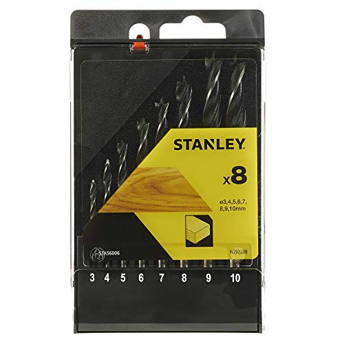 Stanley STA56006-QZ Bohrer (Holz 3/4/5/6/7/8/9/10) von Stanley