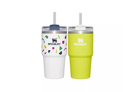 STANLEY 2 Stück 590 ml Edelstahl H2.0 Flowstate Quencher Tumblers San Valentine Geschenk von STANLEY