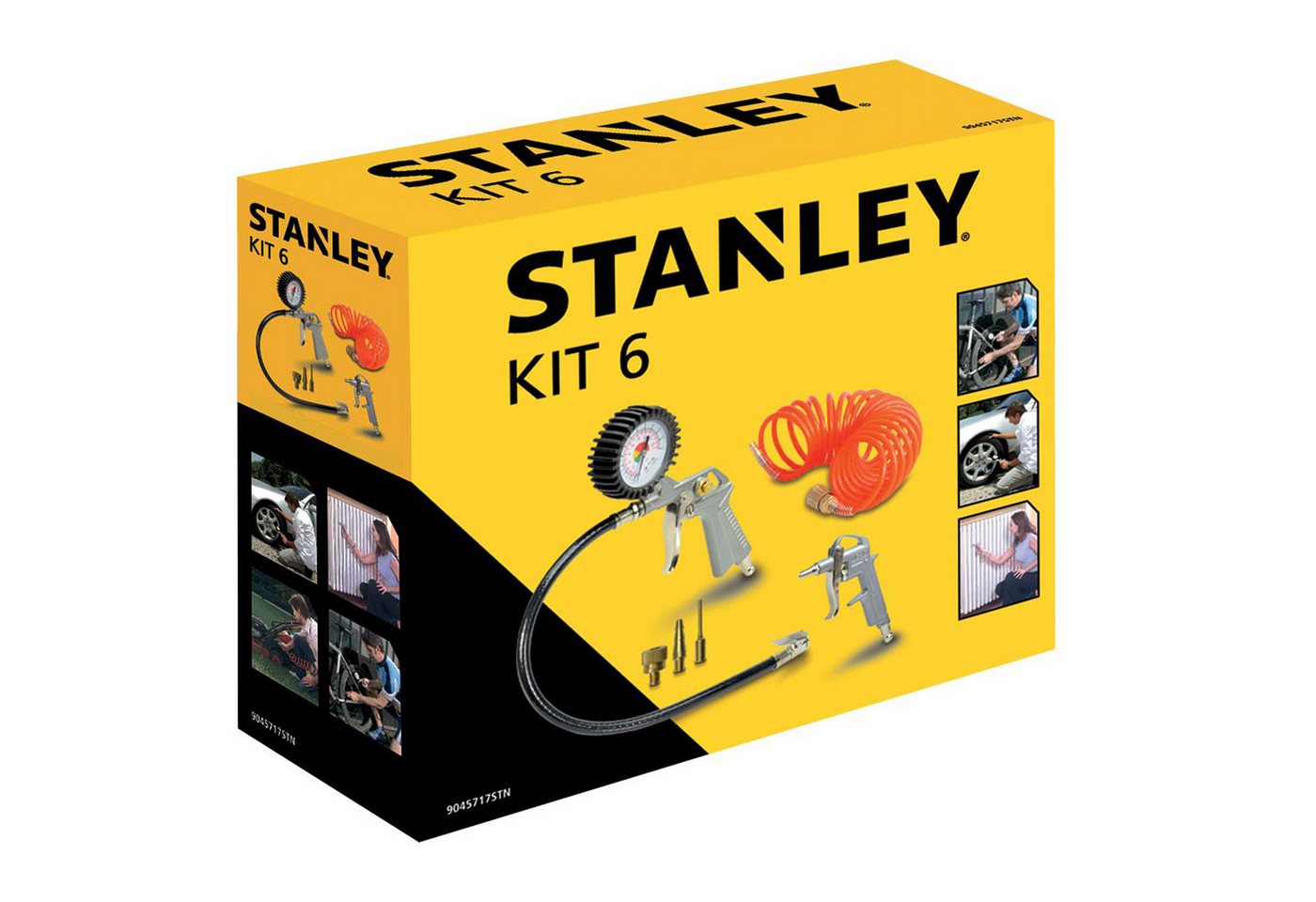 STANLEY Druckluftgeräte-Set Stanley Pneumatische Druckluft Werkzeug Set 9045717STN, Set von STANLEY