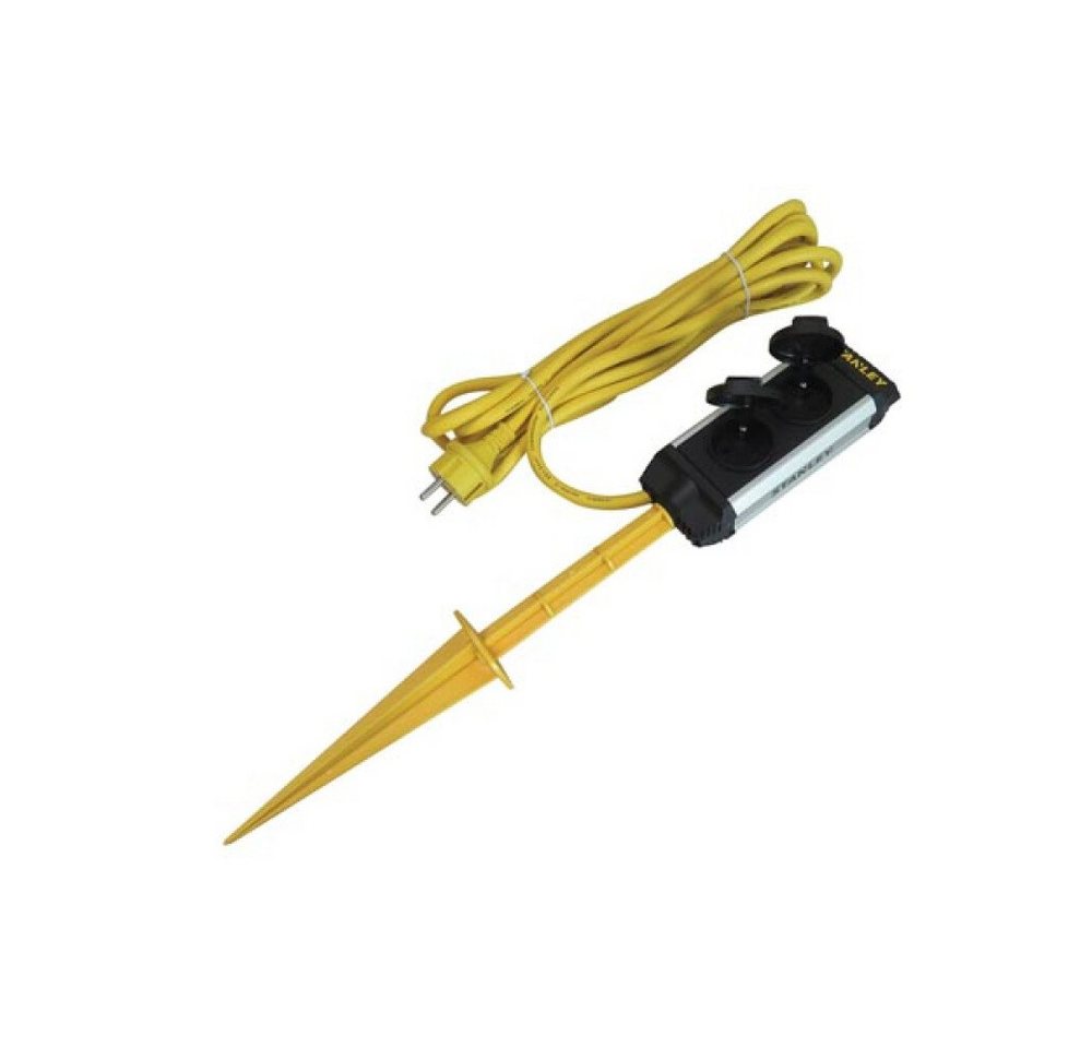 STANLEY Gartensteckdose Stanley 2-fach-gartensteckdose mit deckeln und erdspieß STANLEY Gartensteckdose Stanley 2-fach-gartensteckdose mit deckeln und erdspieß von STANLEY