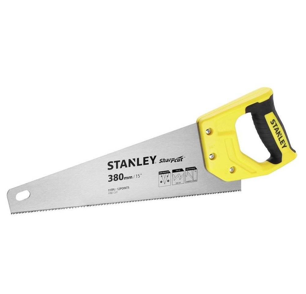 STANLEY Handsäge 15″ Handsaege, 11TPI STHT20369-1 von STANLEY