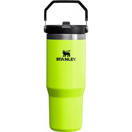 STANLEY IceFlow Trinkhalm-Becher aus Edelstahl, 850 ml, Neongelb STANLEY IceFlow Trinkhalm-Becher aus Edelstahl, 850 ml, Neongelb von STANLEY